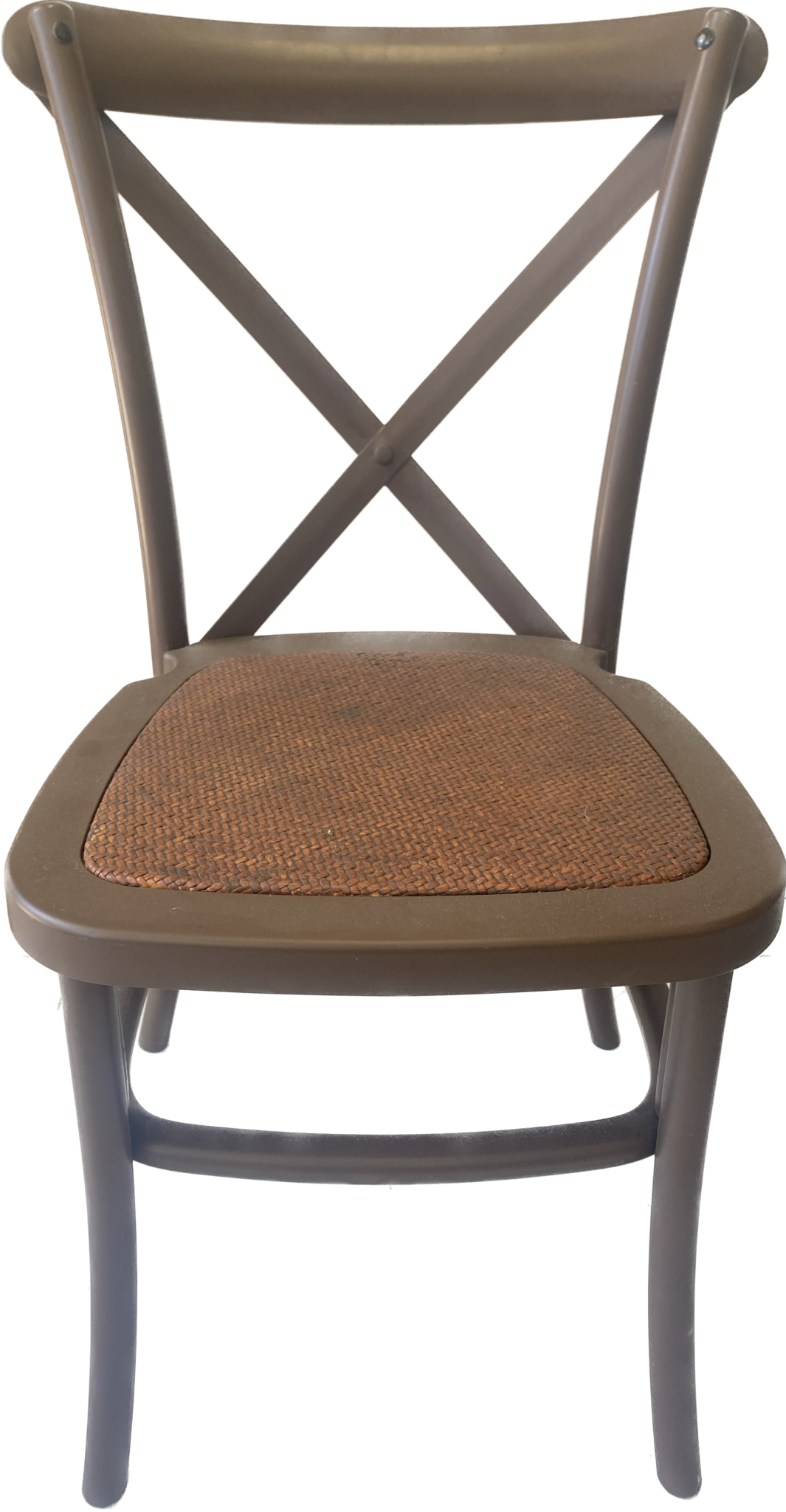 Cross Back Chair Chocolate Bob's Hire